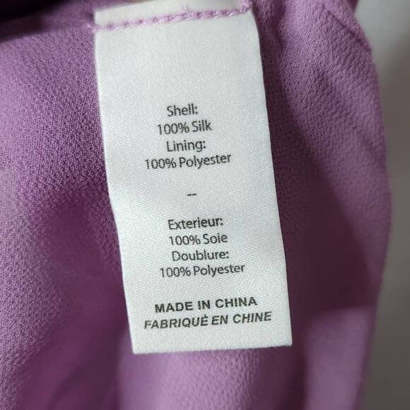 Cinq A Sept Nakita Ruched Asymmetrical Dress in Violet Purple - Picture 6 of 6